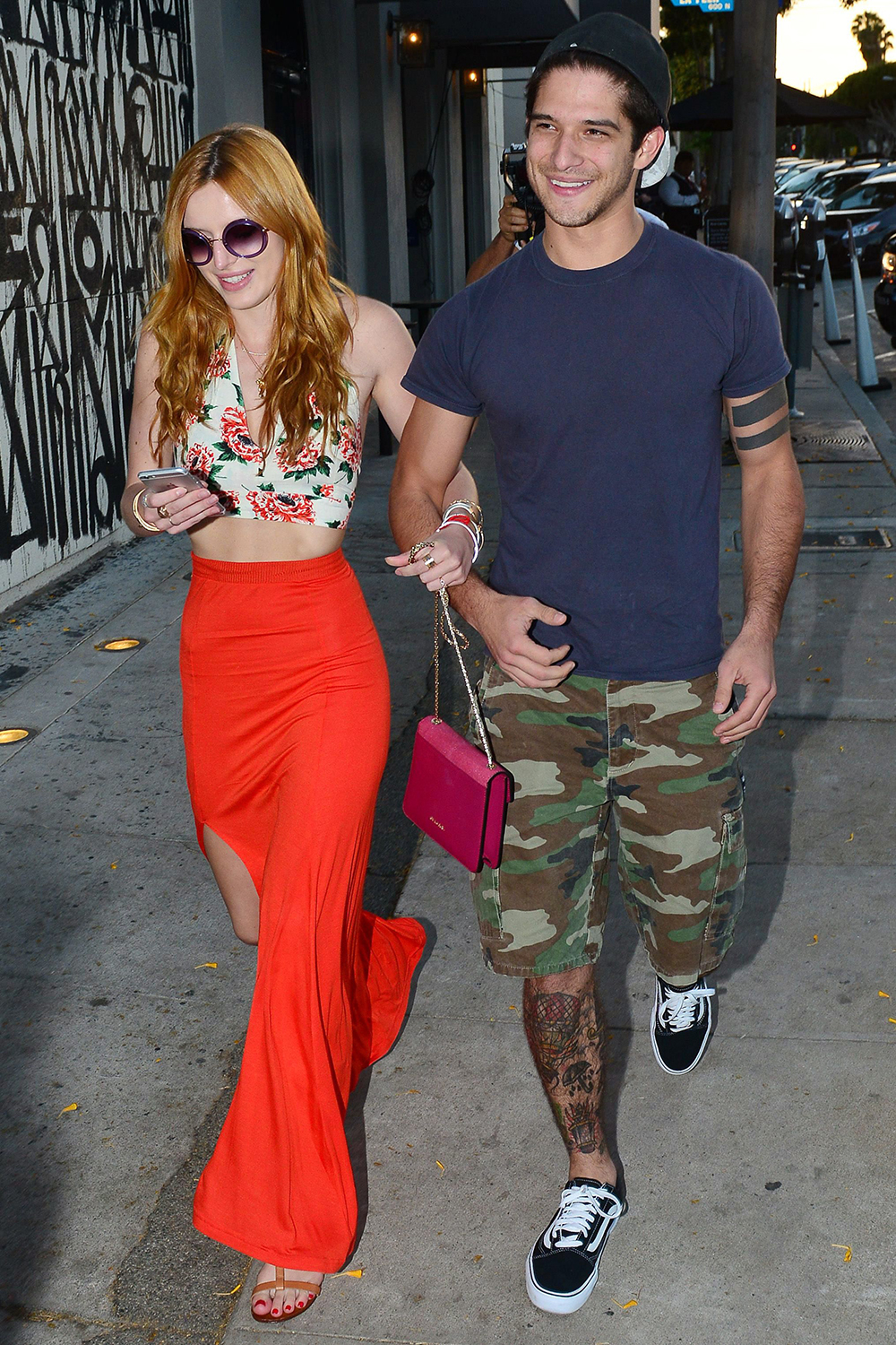 Bella Thorne and Brandon Lee out and about, Los Angeles, America - 27 Apr 2015