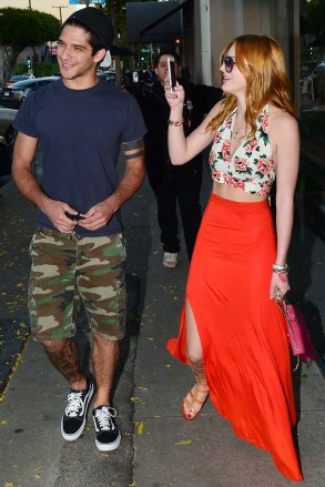 Tyler Posey and Bella Thorne
Bella Thorne and Brandon Lee out and about, Los Angeles, America - 27 Apr 2015