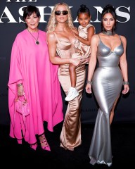 FOR EDITORIAL USE ONLY
Mandatory Credit: Photo by Action Press/Shutterstock (12886785aq)
In this handout photo provided by Hulu, The Walt Disney Company, Kris Jenner, Khloe Kardashian, True Thompson and Kim Kardashian arrive at the Los Angeles Premiere of Hulu's 'The Kardashians' Held at Goya Studios on April 7, 2022 in Hollywood, Los Angeles, California, The United States
'The Kardashians' TV Show premiere, Los Angeles, Califrnia, USA - 07 Apr 2022