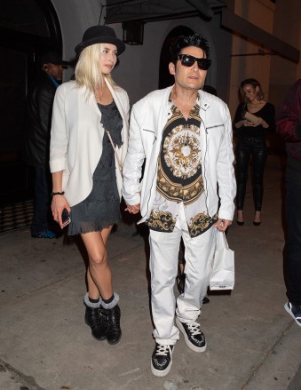 Corey Feldman and Courtney Anne Mitchell at Craig's restaurant
Corey Feldman and Courtney Anne Mitchell out and about, Los Angeles, USA - 24 Apr 2019