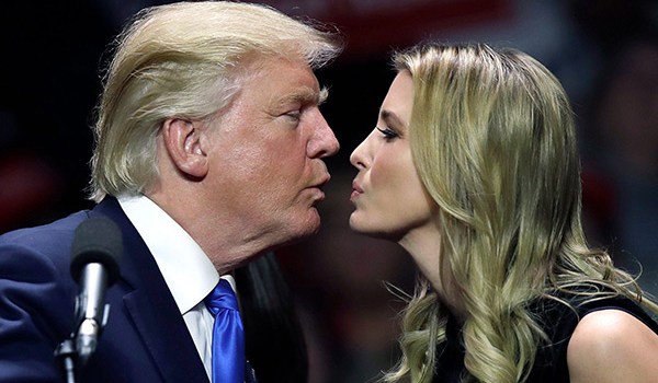 Donald Ivanka Trump Kiss