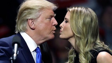 Donald Ivanka Trump Kiss
