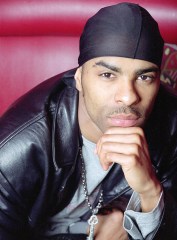 GINUWINE R&B artist Ginuwine poses in New York, . Ginuwine says his new album, "The Life," which comes out next month, was influenced by the death of both of his parents in the past two years. The single, "There It Is," is already on the charts
GINUWINE, NEW YORK, USA