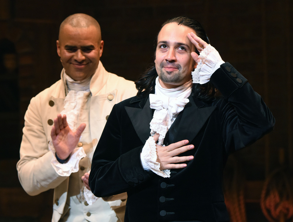 Lin-Manuel Miranda
'Hamilton' musical, Richard Rodgers Theatre, New York, USA - 09 Jul 2016