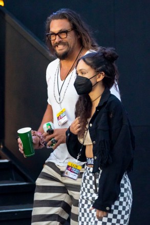 EXCLUSIVE: Jason Momoa spends quality time with his daughter Lola, 14, as they enjoy a night out at American Express presents BST in Hyde Park where the Rolling Stones was headlining. 03 Jul 2022 Pictured: Jason Momoa Lola Momoa. Photo credit: MEGA TheMegaAgency.com +1 888 505 6342 (Mega Agency TagID: MEGA874595_001.jpg) [Photo via Mega Agency]