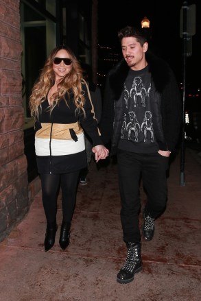 Aspen, CO  - Mariah Carey and Bryan Tanaka step out together to do some shopping at the Aspen Gucci store.Pictured: Mariah Carey, Bryan TanakaBACKGRID USA 21 DECEMBER 2019 USA: +1 310 798 9111 / usasales@backgrid.comUK: +44 208 344 2007 / uksales@backgrid.com*UK Clients - Pictures Containing ChildrenPlease Pixelate Face Prior To Publication*