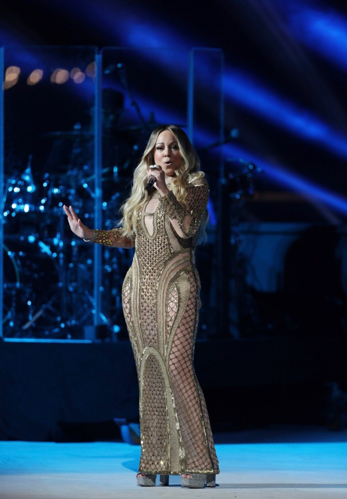 Mariah Carey Performs Ahead Of Expo 2020