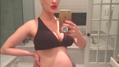 Peta Murgatroyd Bare Baby Bump