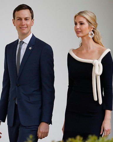 Jared Kushner, Ivanka Trump. White House senior adviser Jared Kushner, and his wife Ivanka Trump, the daughter of President Donald Trump, walk back to the White House after attending the State Arrival Ceremony on the South Lawn of the White House in Washington
Trump US France, Washington, USA - 24 Apr 2018