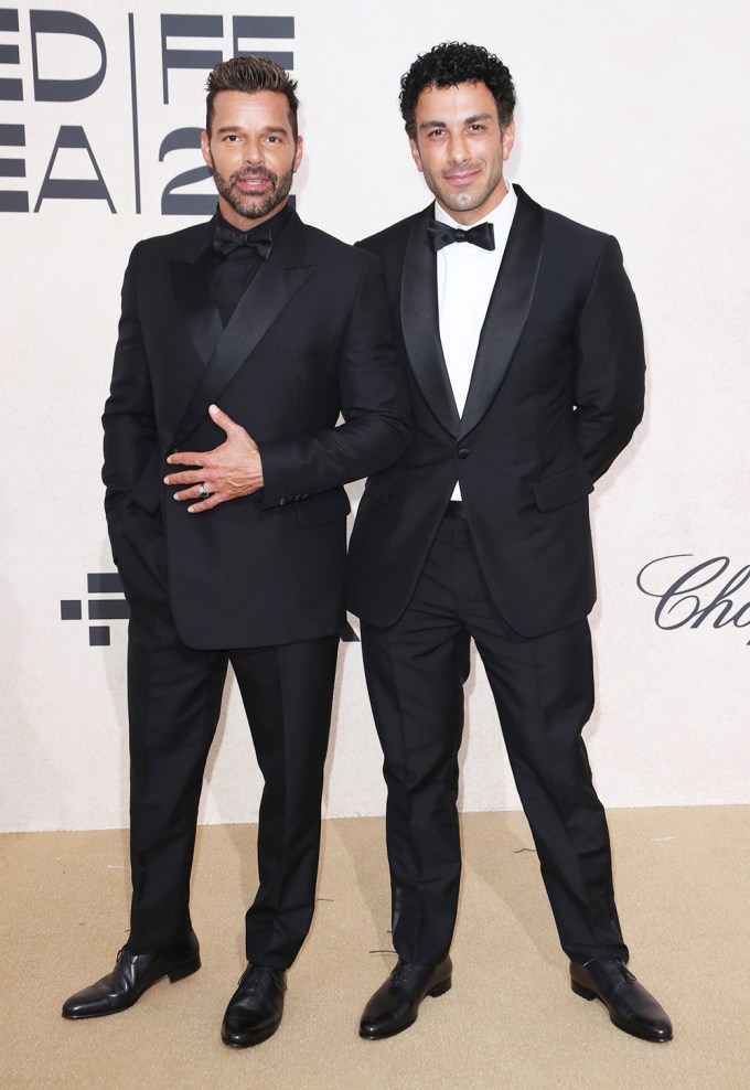 Ricky Martin and Jwan Yosef at the 2022 Cannes Film Festival