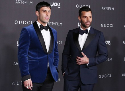 Jwan Yosef and Ricky Martin
LACMA Art and Film Gala, Arrivals, Los Angeles, USA - 02 Nov 2019