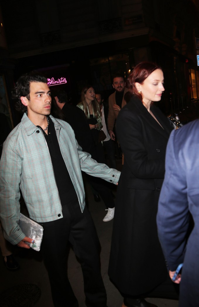 Sophie Turner and Joe Jonas on a date in Paris