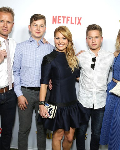 Valeri Bure, Lev Valerievich Bure, Candace Cameron Bure, Maksim Valerievich Bure and Natasha Valerievna Bure seen at Netflix Premiere of "Fuller House" at The Grove - Pacific Theatres, in Los Angeles, CA Netflix Premiere of "Fuller House", Los Angeles, USA