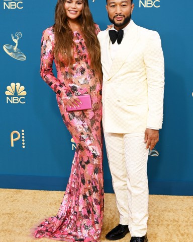 Chrissy Teigen and John Legend
74th Primetime Emmy Awards, Arrivals, Microsoft Theater, Los Angeles, USA - 12 Sep 2022