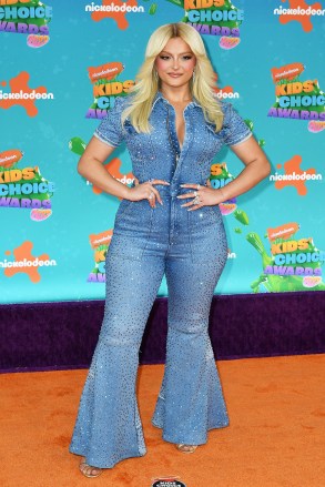 Bebe Rexha
Nickelodeon Kids' Choice Awards, Arrivals, Los Angeles, California, USA - 04 Mar 2023