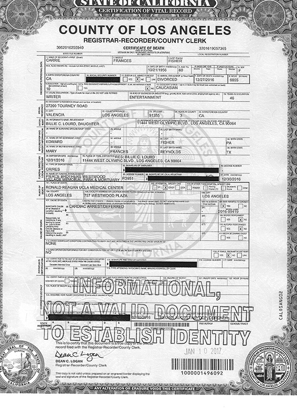 carrie-fisher-death-certificate