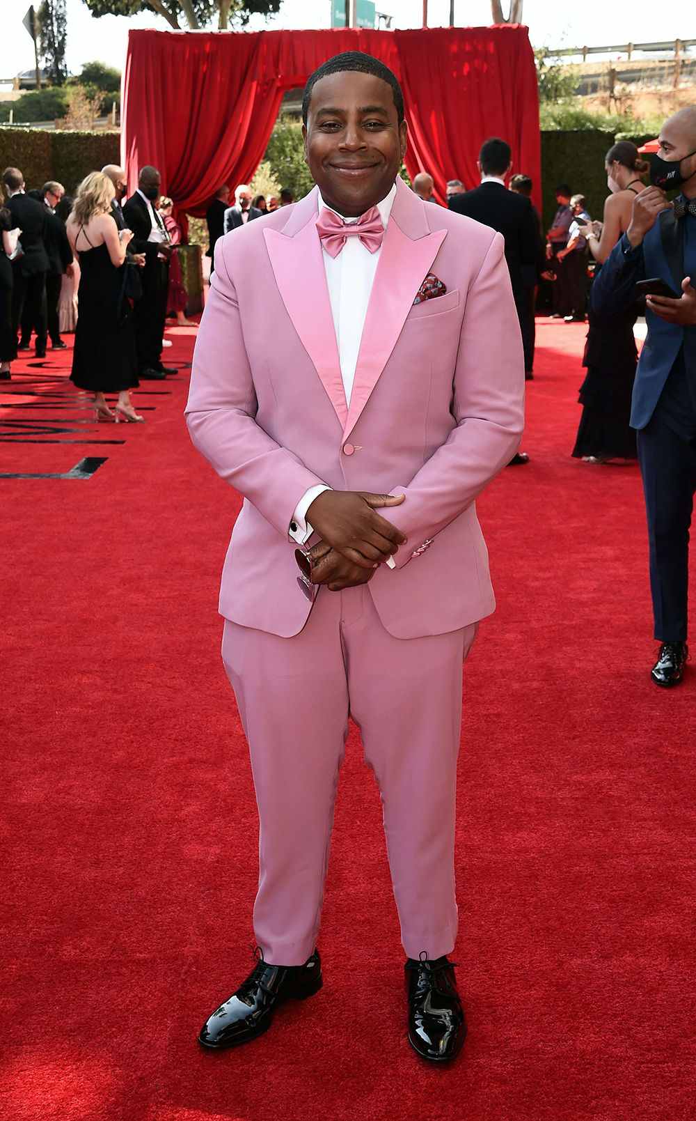 Kenan Thompson arrives at the 73rd Emmy Awards at the JW Marriott on at L.A. LIVE in Los Angeles
73rd Emmy Awards - Limo Drop Off, Los Angeles, United States - 19 Sep 2021