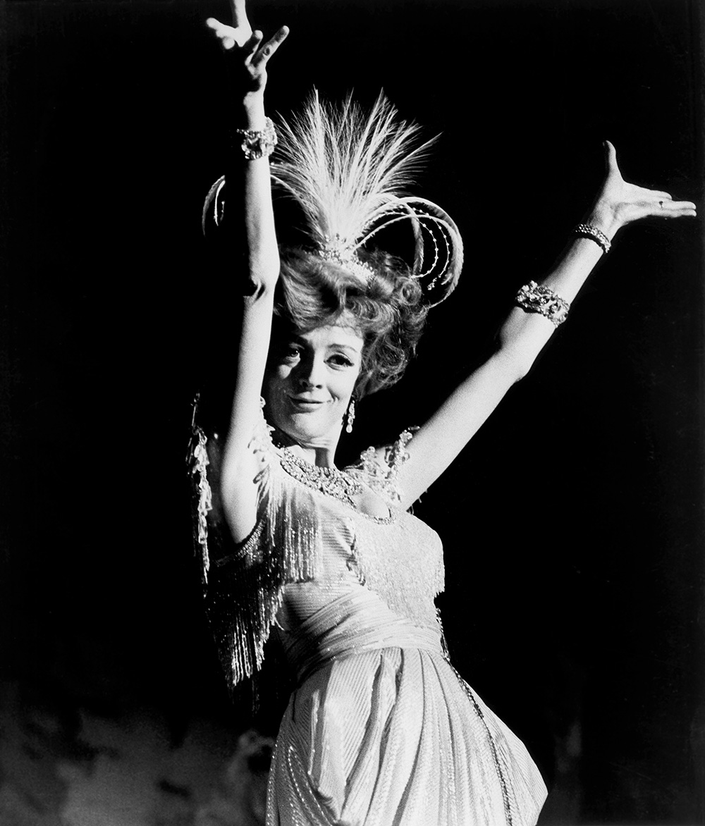 Maggie Smith, Half-Length Portrait, on-set of the British Film, 