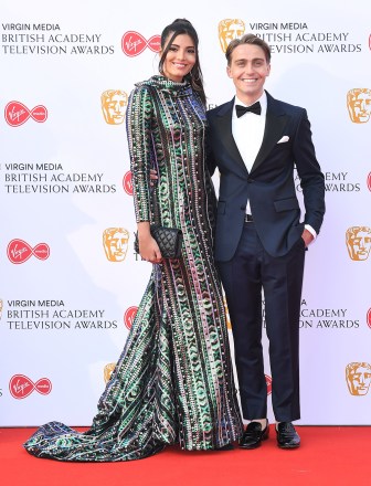 Stephanie Del Valle Diaz and Barney Walsh
British Academy Television Awards, Arrivals, Royal Festival Hall, London, UK - 12 May 2019