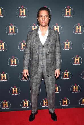 Matthew McConaughey attends A+E Network's "HISTORYTalks: Leadership and Legacy" at Carnegie Hall, in New YorkHISTORYTalks: Leadership and Legacy, New York, USA - 29 Feb 2020