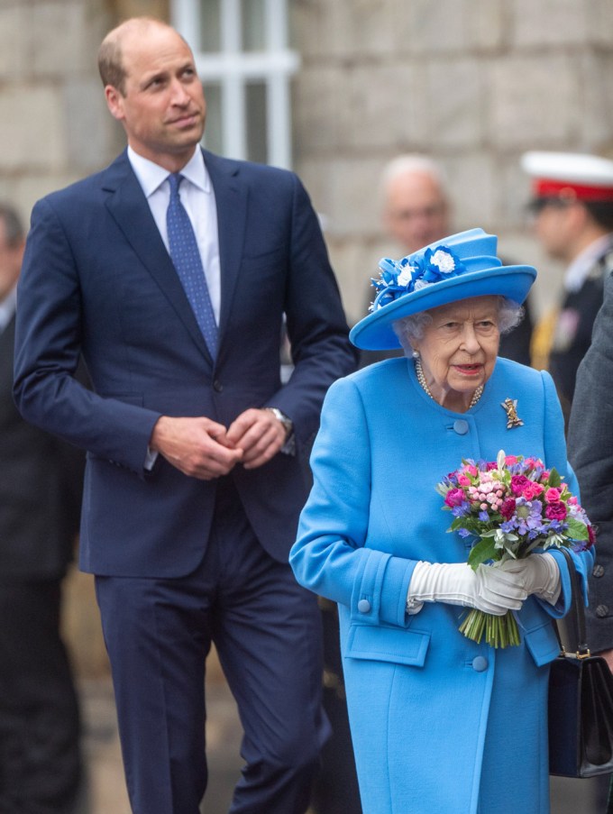 Queen Elizabeth II & Prince William