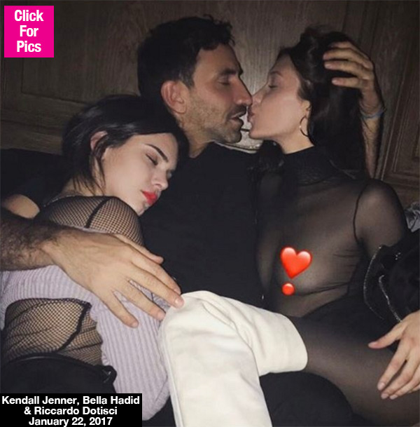 Riccardo Tisci Bella Hadid Kiss