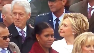 Bill Clinton Stares Ivanka Trump