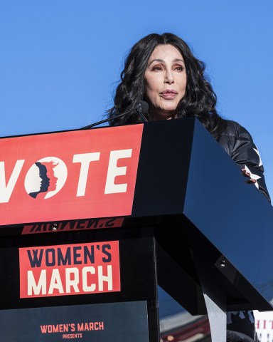 Cher
Women's March, Las Vegas, USA - 21 Jan 2018