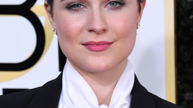 Evan Rachel Wood Golden Globes Hair Makeup