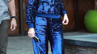 khloe kardashian sequin tracksuit