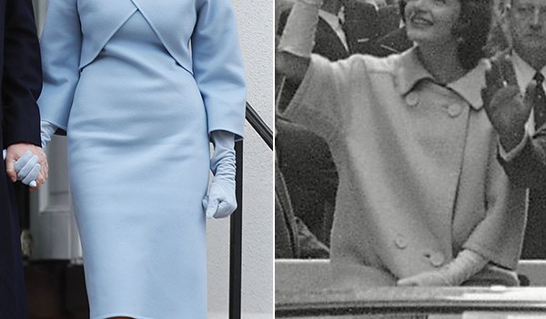 Melania Trump And Jackie O Inauguration Dress