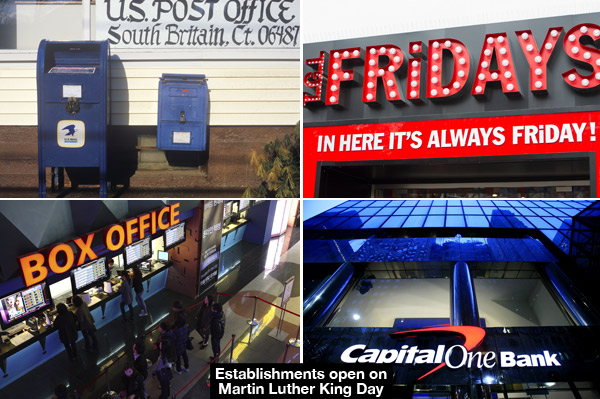 Whats Open Martin Luther King Day