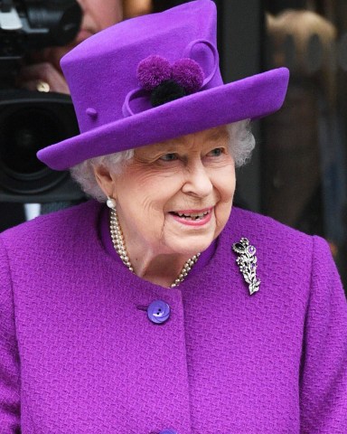 Queen Elizabeth II
Queen Elizabeth II opens the Royal National ENT and Eastman Hospitals, London, UK - 19 Feb 2020