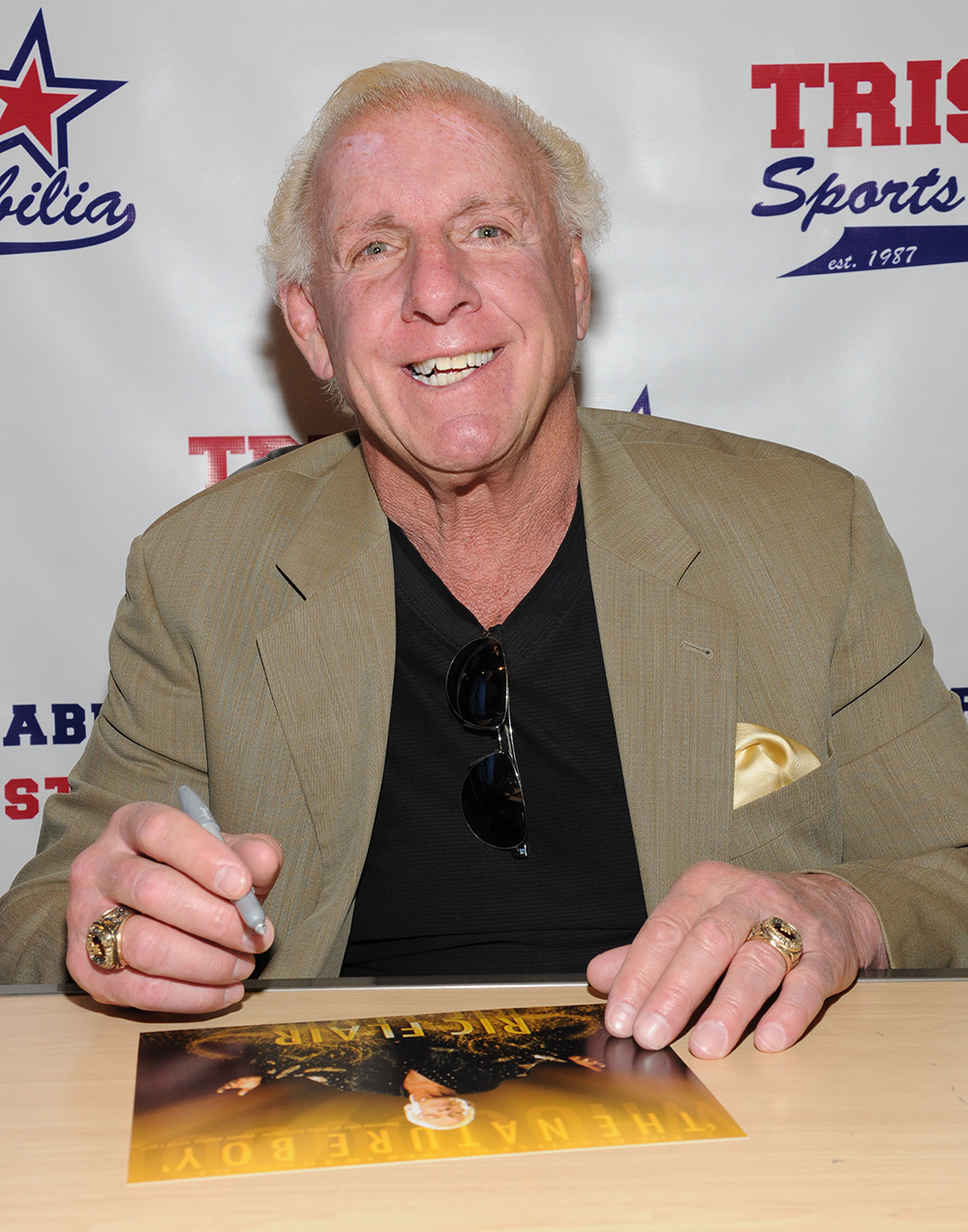 Ric Flair autograph signing, Planet Hollywood, Las Vegas, America - 31 Jan 2013