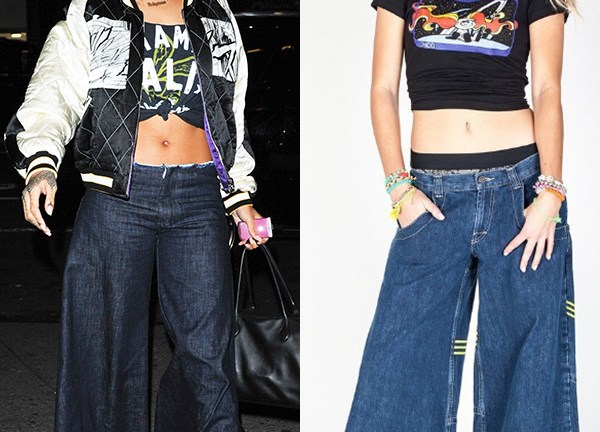 Wide-Leg, JNCO Jeans Comeback: Would You Try The Trend Like Rihanna ...