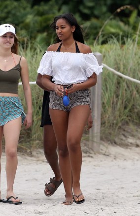 Sasha Obama Miami Vacation