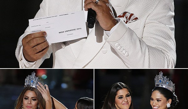 Steve Harvey 2015 Miss Universe Mistake