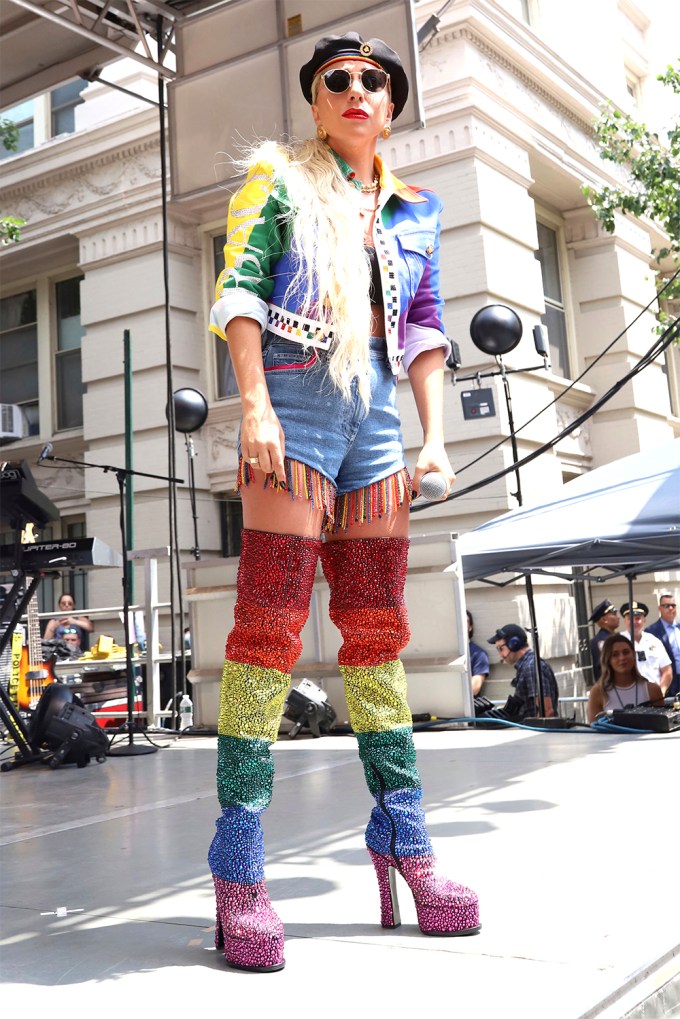 Lady Gaga At Stonewall Day