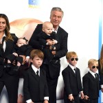 Alec Baldwin, Hilaria Baldwin and their children
'The Boss Baby: Family Business' film premiere, Arrivals, New York, USA - 22 Jun 2021
