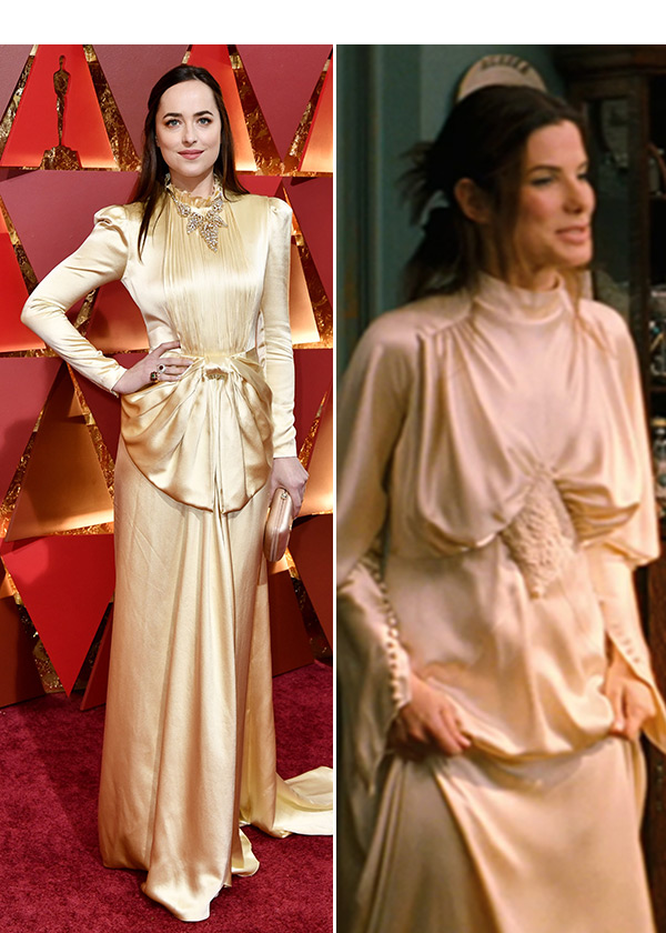 sandra bullock oscars dress