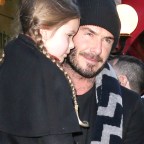 The Beckhams out and about, New York, America - 14 Feb 2016