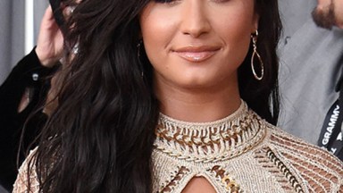 Demi Lovato Grammys Hair Makeup