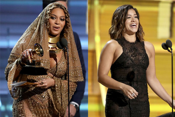 Gina Rodriguez S Beyonce Joke At Grammys Pregnant With Twins