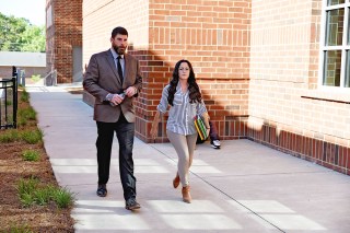 Jenelle Evans and David Eason arrive at court on Tuesday, June 25 without their children yet again. The Teen Mom 2 star’s custody battle is far from over, as it could take “months” to get the children back according to a source familiar with the case. 25 Jun 2019 Pictured: David Eason, Jenelle Evans. Photo credit: Michael Cline Spencer / MEGA TheMegaAgency.com +1 888 505 6342 (Mega Agency TagID: MEGA452449_002.jpg) [Photo via Mega Agency]