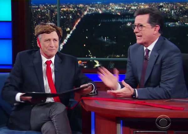 [video] Jon Stewart And Stephen Colbert On ‘the Late Show