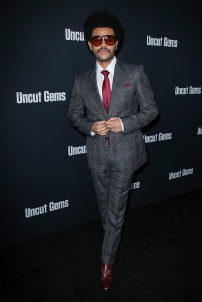 The Weeknd - Abel Makkonen Tesfaye
'Uncut Gems' film premiere, Arrivals, Cinerama Dome, Los Angeles, USA - 11 Dec 2019
