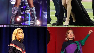 lady gaga outfits super bowl weekend