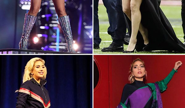 lady gaga outfits super bowl weekend