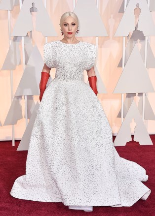 Lady Gaga arrives at the Oscars, at the Dolby Theatre in Los Angeles87th Academy Awards - Arrivals, Los Angeles, USA