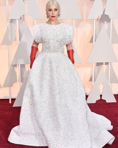 Lady Gaga arrives at the Oscars, at the Dolby Theatre in Los Angeles87th Academy Awards - Arrivals, Los Angeles, USA